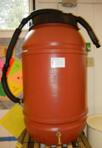 The Indian Creek Nature Center is offering these rain barrels from Rain Barrels Iowa for sale.