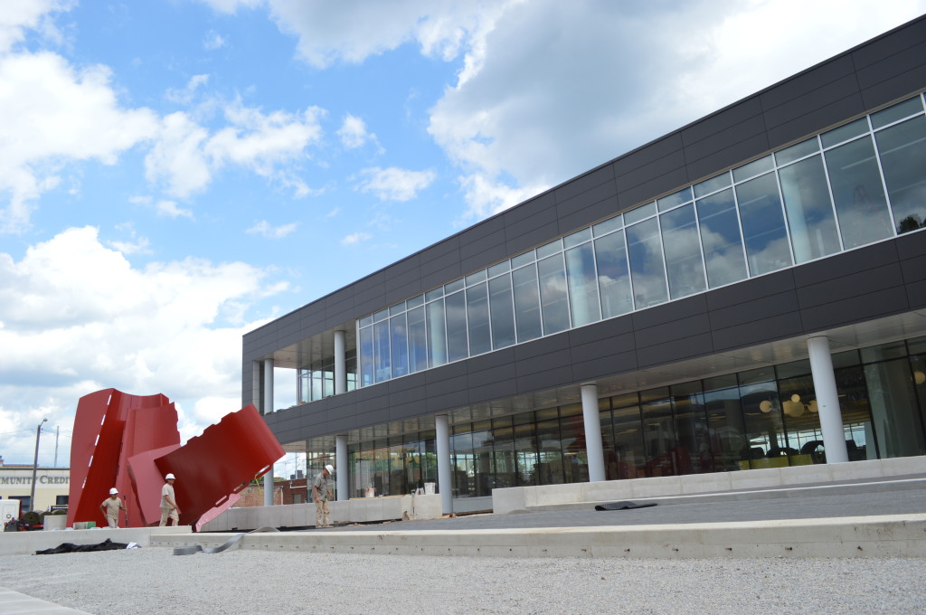 OPN Architects of Cedar Rapids designed the new Cedar Rapids Public Library, a 94,000-square-foot facility that accommodates current trends with an eye to the future. The library opens to the public on Aug. 24. (photo/Cindy Hadish)