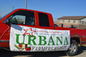 The indoor Urbana Farmers Market is held in the Community Room below City Hall, just off Interstate 380, on the second Saturday of the month. (photo/Cindy Hadish) 