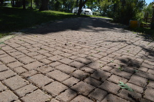 Examples of permeable pavers can be found at the Indian Creek Nature Center in Cedar Rapids, Iowa. (photo/Cindy Hadish)