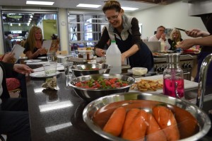 A Holiday Plant-Based Cooking Class is scheduled at NewBo City Market's Kirkwood Culinary Kitchen this month, with classes for children scheduled at various locations in the Cedar Rapids area. (photo/Cindy Hadish) 