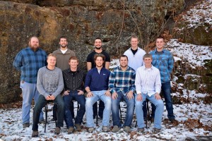The Other Bachelors of Arlington, Iowa calendar is being sold as a fundraiser to build a new community center in Arlington. (photo/SamGamm Photography)