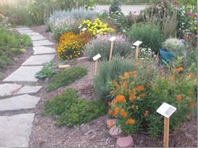 Demonstration beds at Lowe Park  in Marion are among the gardens on the 2015 Linn County Master Gardeners Walk on June 27, 2015. (Photo/Linn County ISU Extension.)