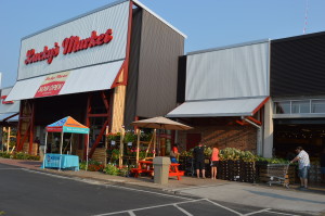 The new Lucky's Market opened Wednesday, July 1, 2015, in Iowa City. (photo/Cindy Hadish)