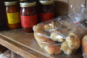 Poppyseed rohlicky are sold at Sykora Bakery earlier this summer. (photo/Cindy Hadish)
