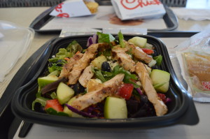 Chick-fil-A is moving towards 100 percent antibiotic-free chicken in its menu items. (photo/Cindy Hadish)