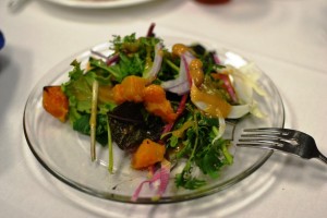 Salad featured at the 2014 Local Foods Banquet. (photo/Iowa Valley RC&D)