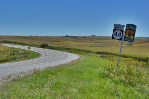 Travelers driving along Highway 44 — the byway's main route — are rewarded with stunning views of rolling hills and farmland. (photo/Cindy Hadish)