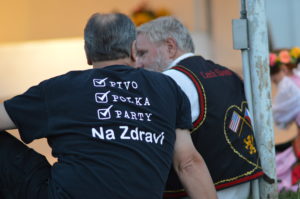 Many festival attendees wore kroje or t-shirts to show their Czech heritage. (photo/Cindy Hadish)